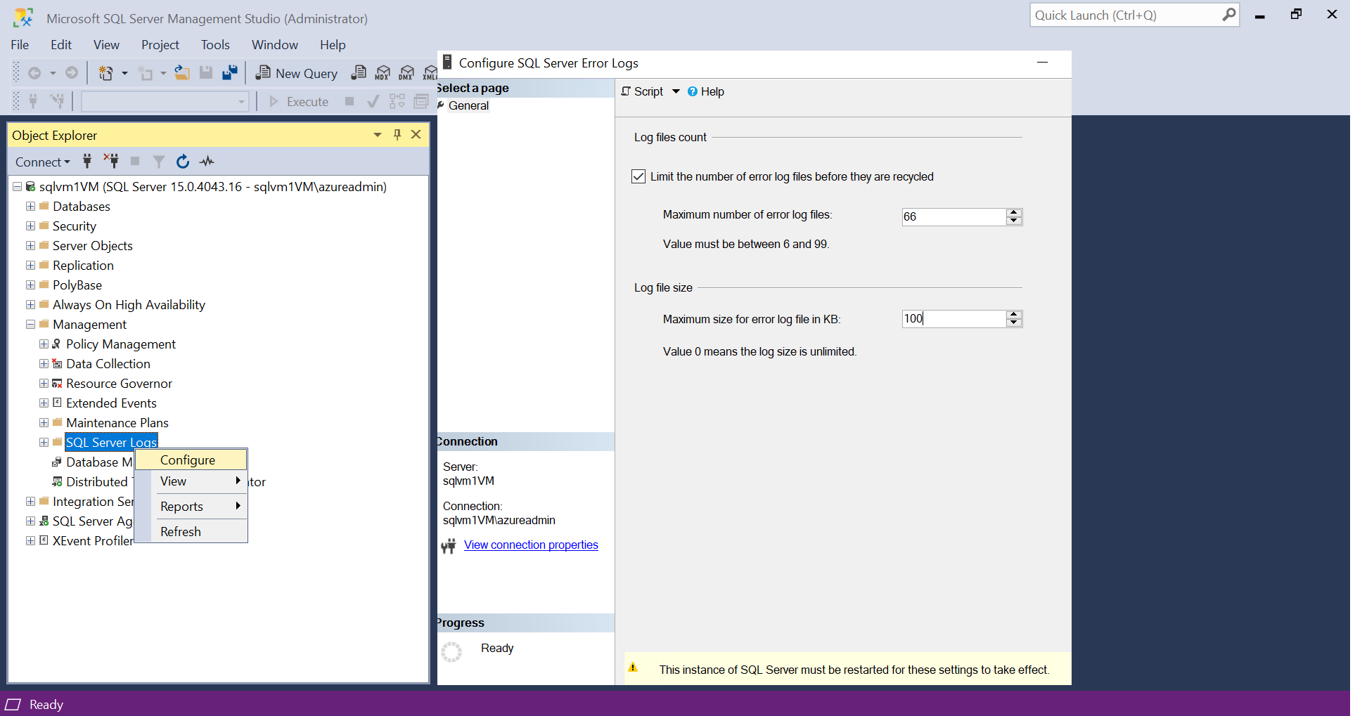 Invoke-DbaCycleErrorLog
